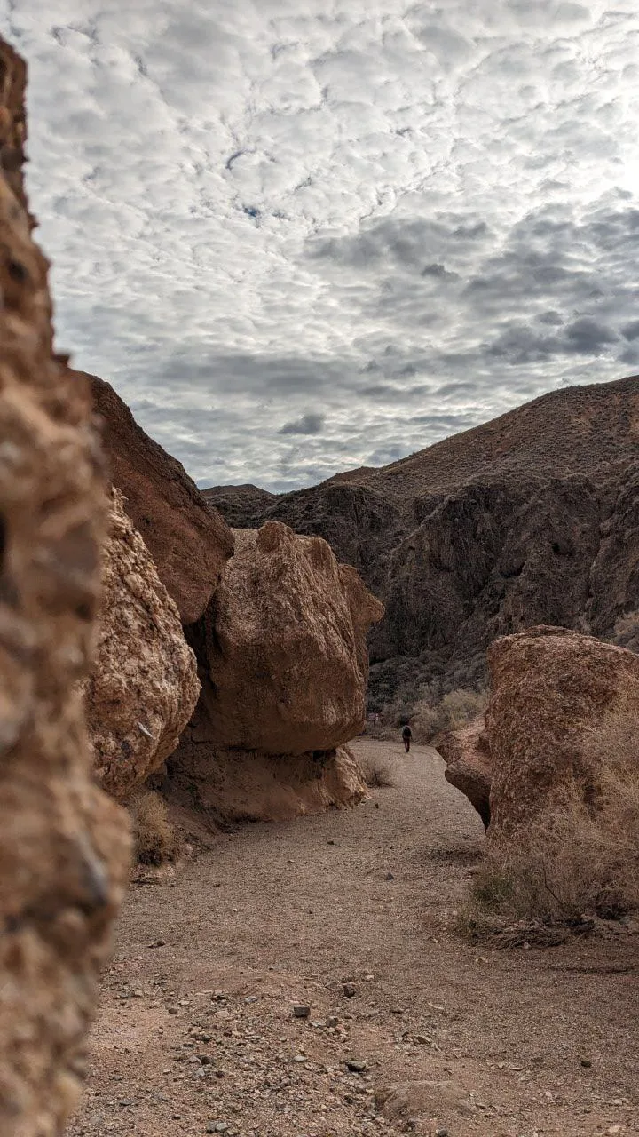 View of Charyn Canyon from below